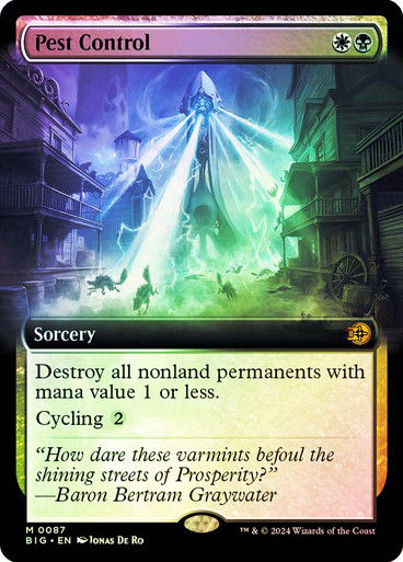 Pest Control (BIG) (87) / Extended Art / Foil