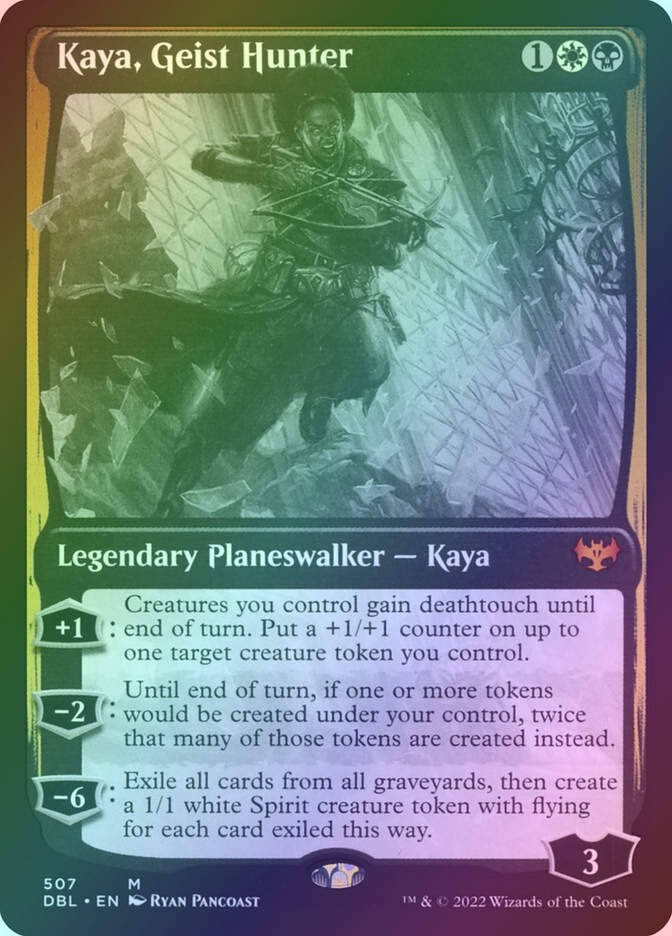 Kaya, Geist Hunter (DBL) (507) / Foil