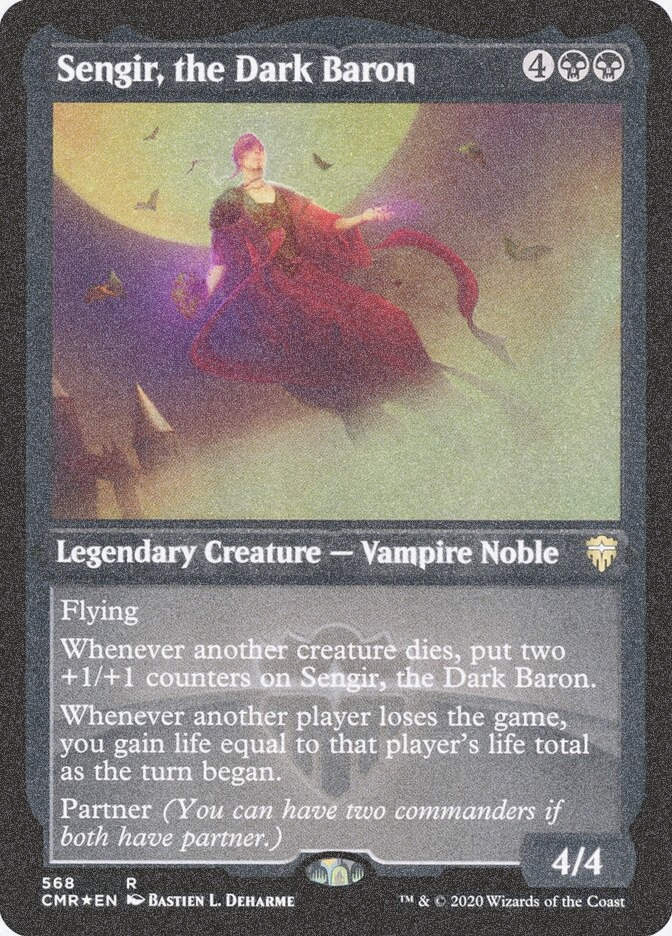 Sengir, the Dark Baron (CMR) (568) / Foil Etched