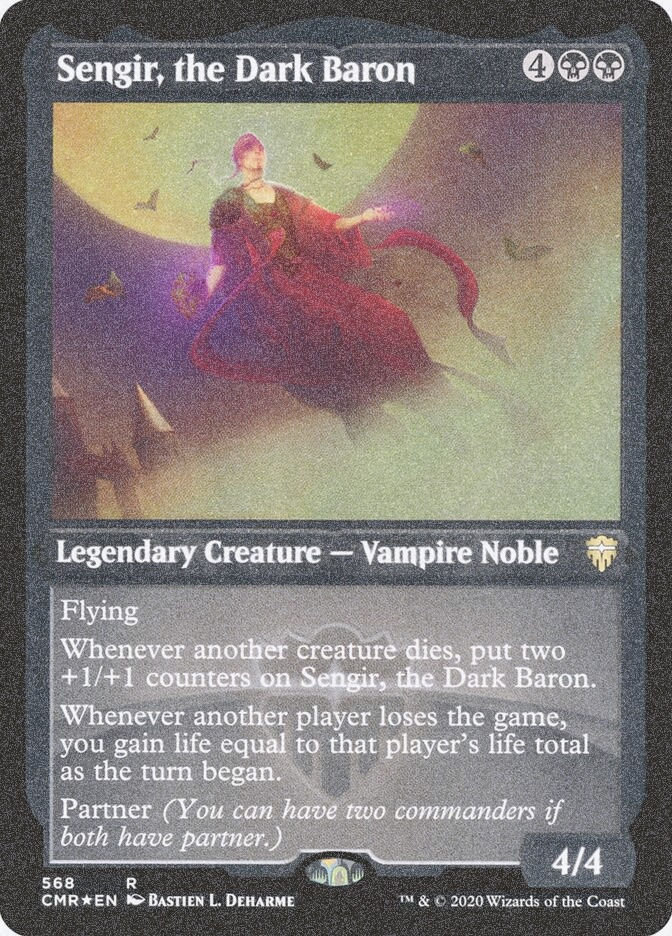 Sengir, the Dark Baron (CMR) (568) / Foil Etched