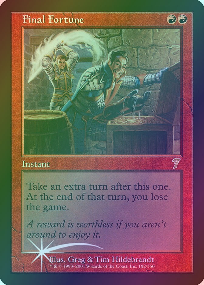 Final Fortune (7ED) (182★) / Foil