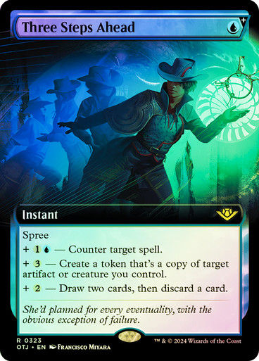 Three Steps Ahead (otj) (323) / Foil Extended