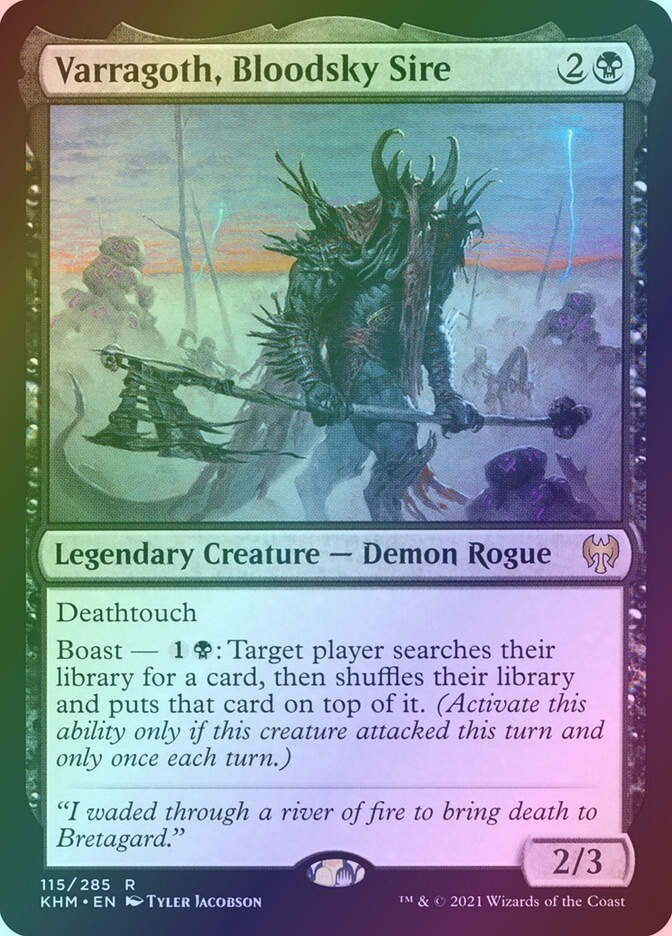 Varragoth, Bloodsky Sire (KHM) (115) / Foil