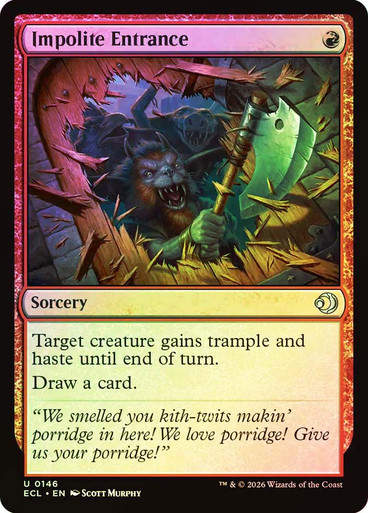Impolite Entrance (ECL) (146) / Foil