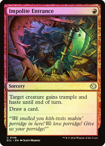 Impolite Entrance (ECL) (146) / Foil