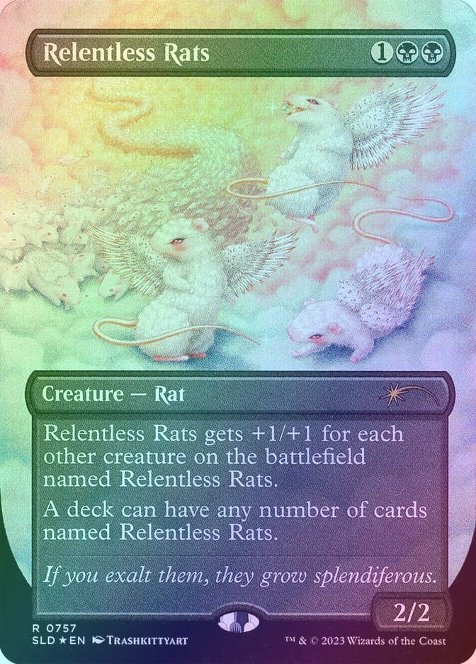 Relentless Rats (SLD) (757) / Borderless / Foil