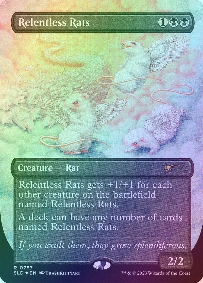 Relentless Rats (SLD) (757) / Borderless / Foil