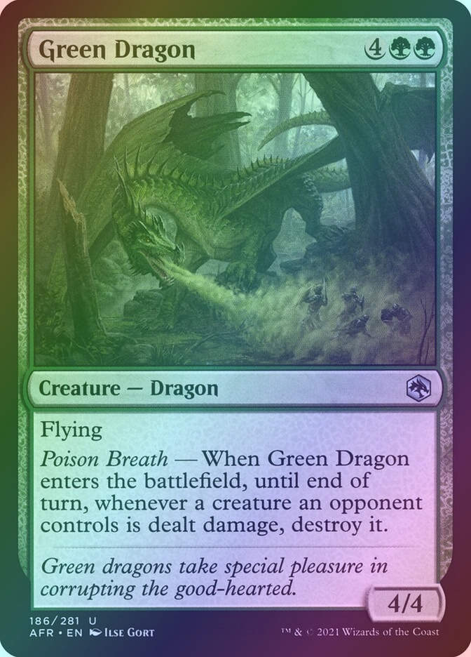 Green Dragon (AFR) (186) / Foil