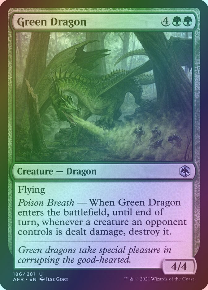 Green Dragon (AFR) (186) / Foil