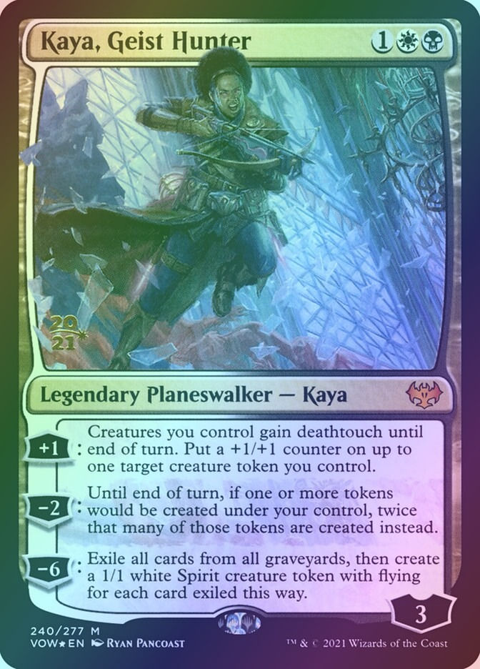 Kaya, Geist Hunter (PVOW) (240s) / Foil