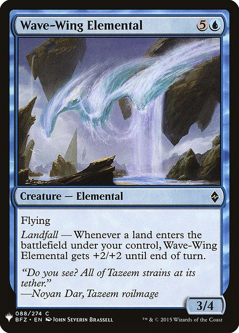 Wave-Wing Elemental (PLST) (BFZ-88)