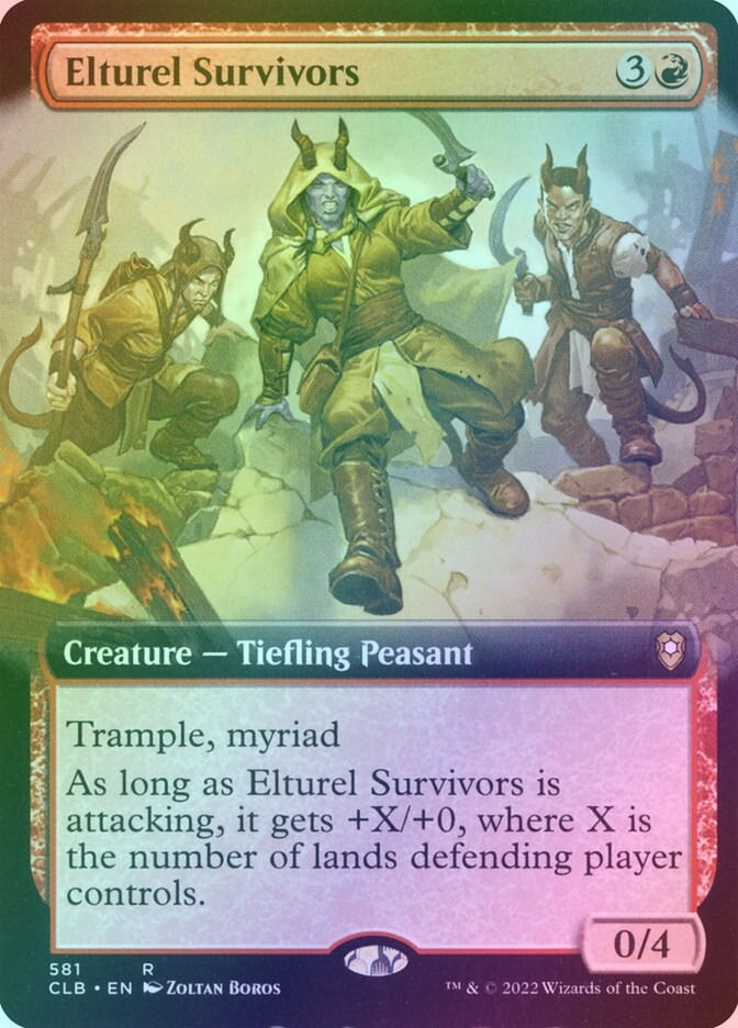 Elturel Survivors (CLB) (581) / Extended Art / Foil