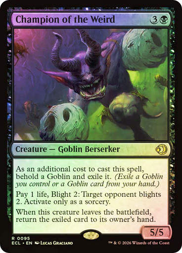 Champion of the Weird (ECL) (95) / Foil