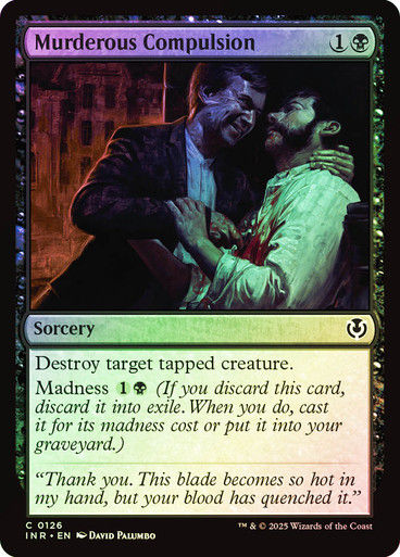 Murderous Compulsion (INR) (126) / Foil