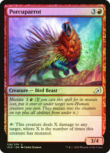 Porcuparrot (IKO) (293) / Showcase / Foil