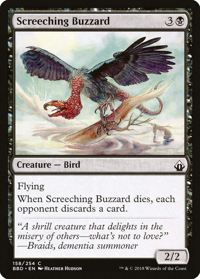 Screeching Buzzard (BBD) (158) / Foil