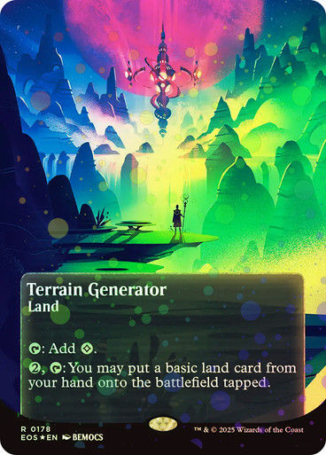 Terrain Generator (EOS) (178) / Borderless Galaxy Foil