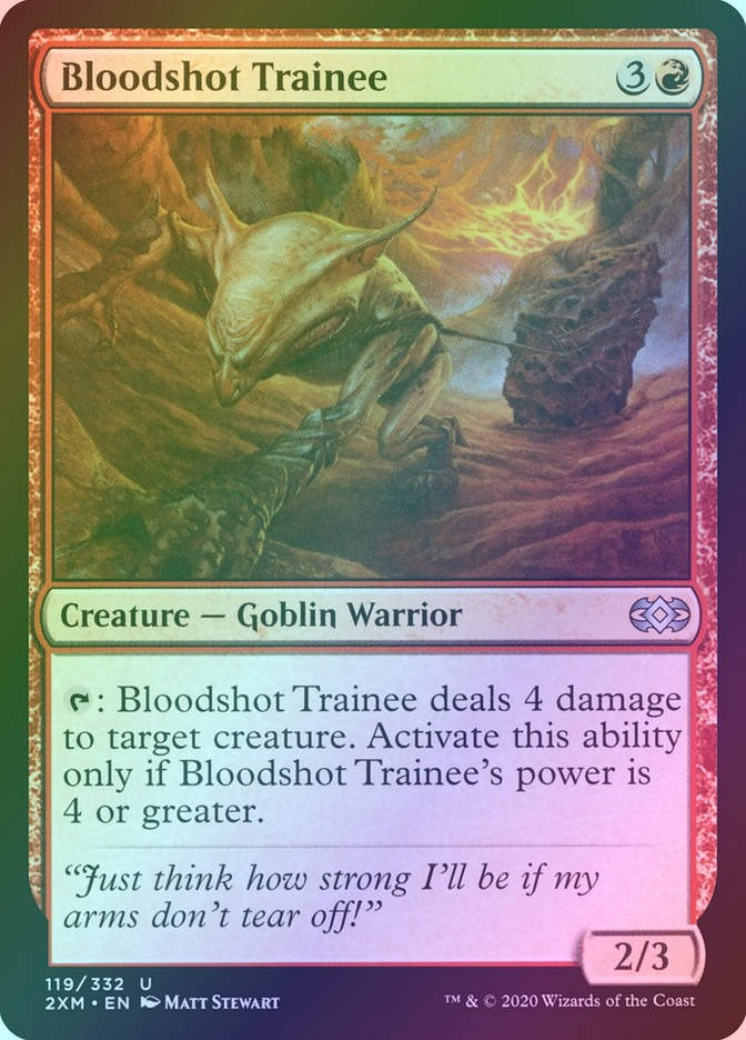 Bloodshot Trainee (2XM) (119) / Foil