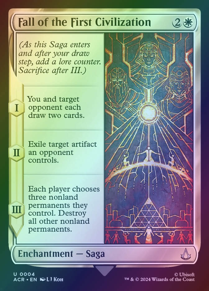 Fall of the First Civilization (ACR) (4) / Foil