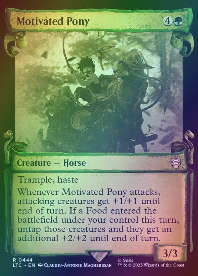 Motivated Pony (LTC) (444) / Showcase / Foil