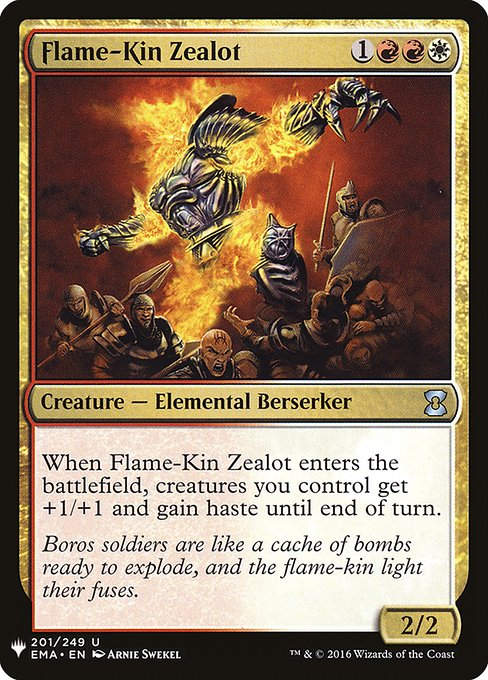 Flame-Kin Zealot (PLST) (EMA-201)