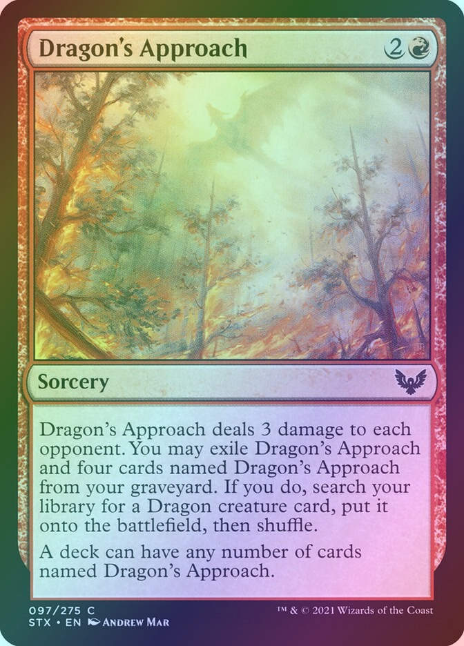 Dragon's Approach (STX) (97) / Foil