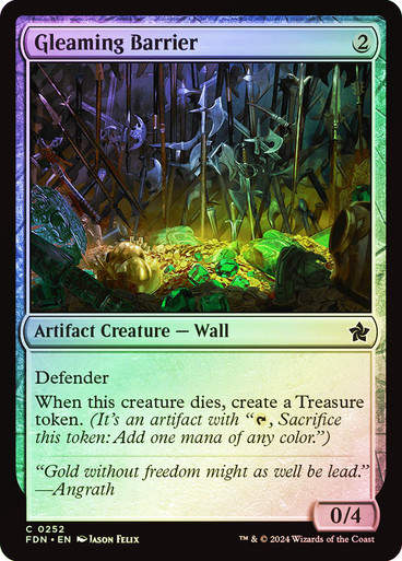 Gleaming Barrier (FDN) (252) / Foil