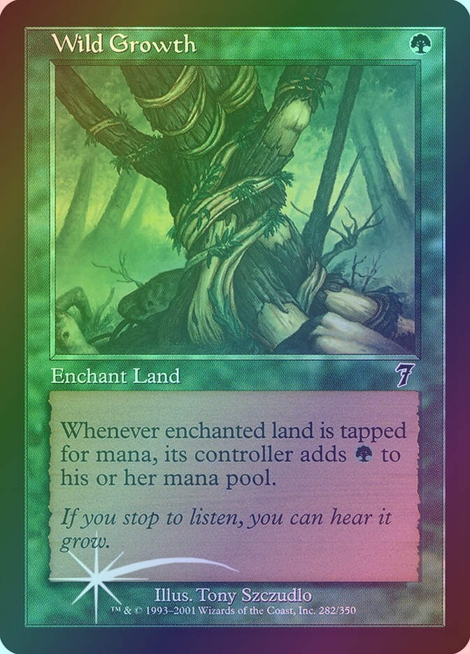 Wild Growth (7ED) (282★) / Foil