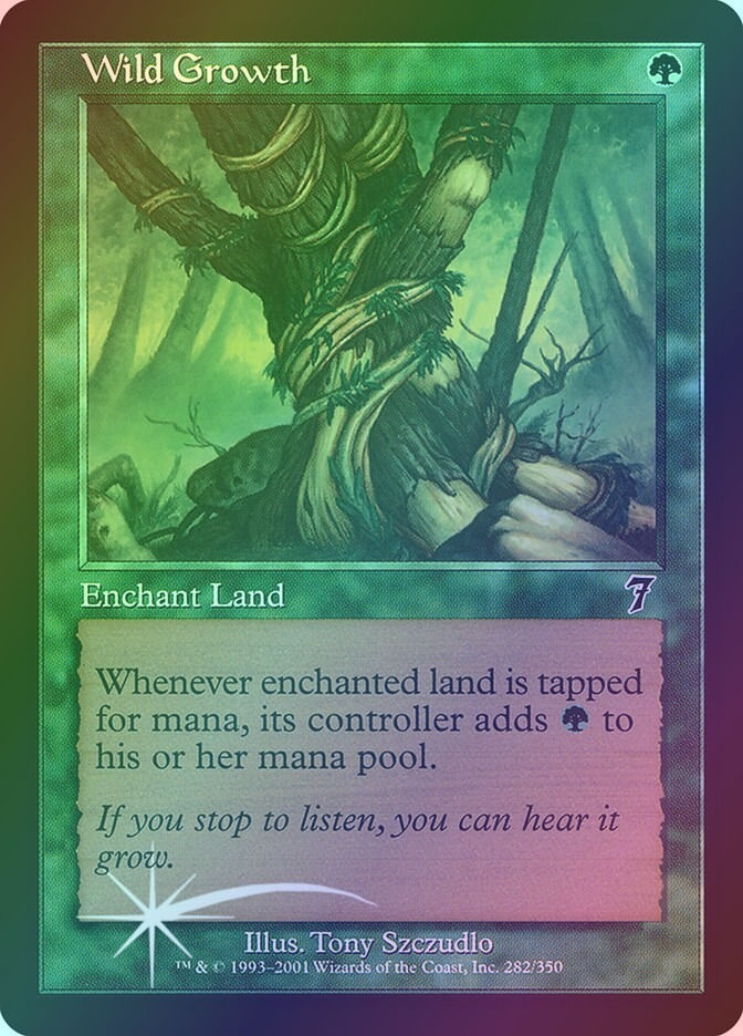 Wild Growth (7ED) (282★) / Foil