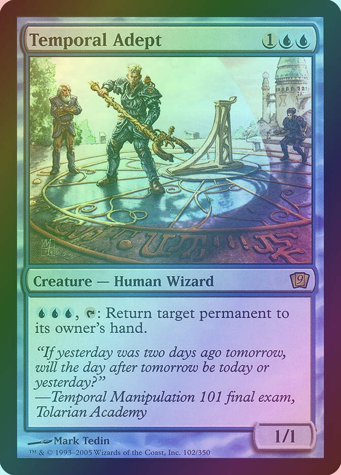 Temporal Adept (9ED) (102★) / Foil