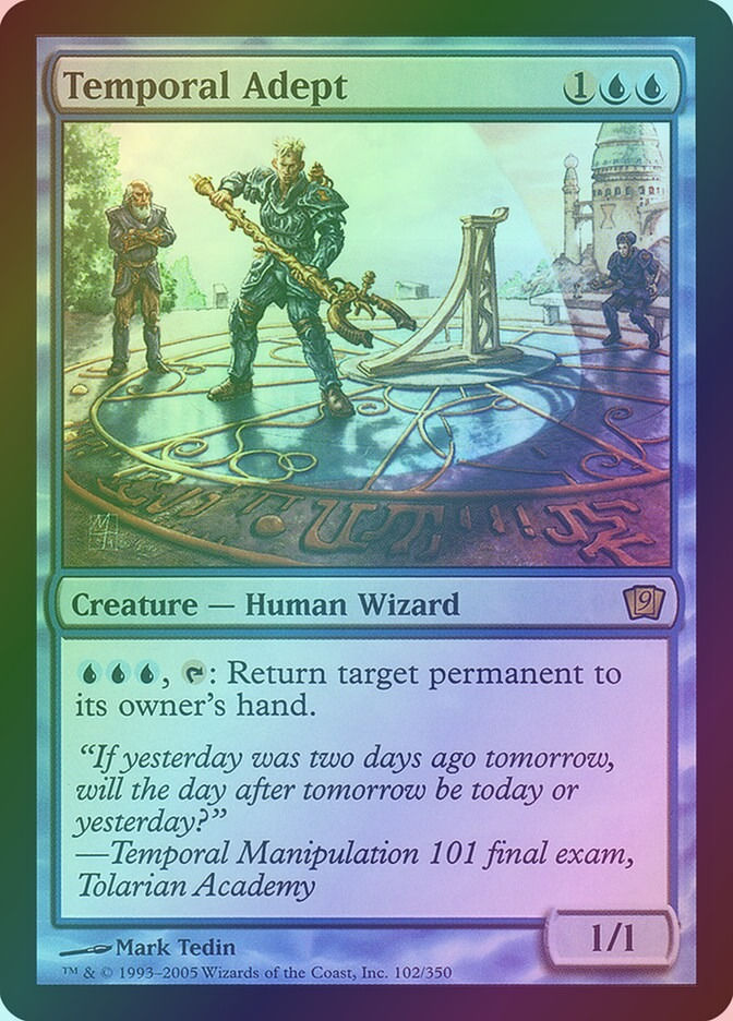 Temporal Adept (9ED) (102★) / Foil