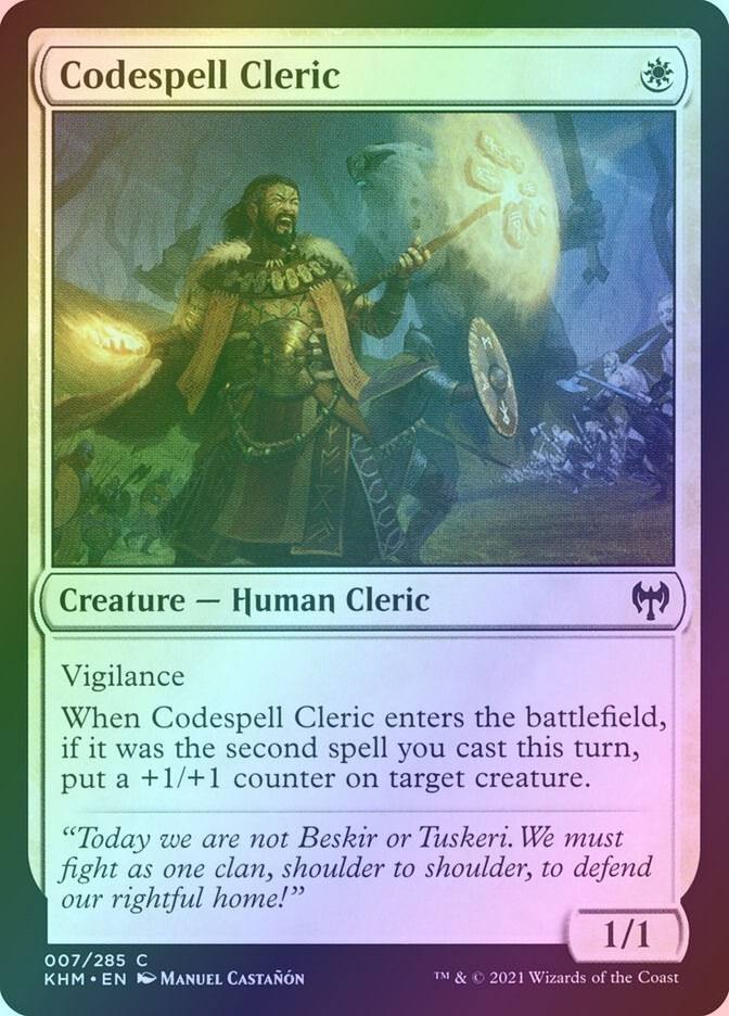 Codespell Cleric (KHM) (7) / Foil