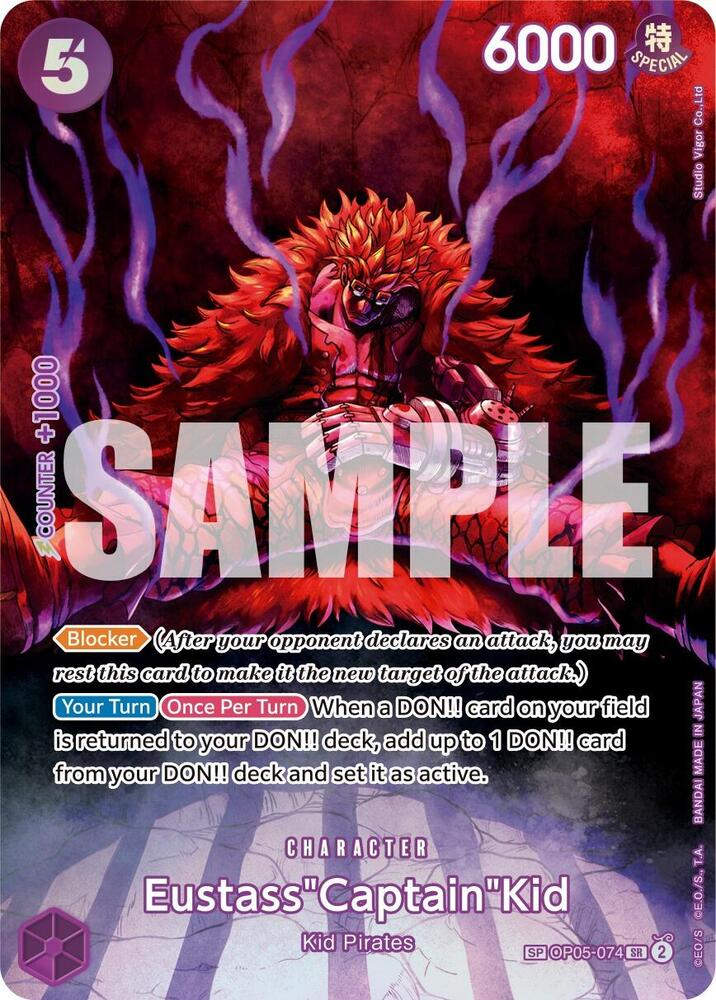 Eustass"Captain"Kid (SP) (OP05-074) / Foil