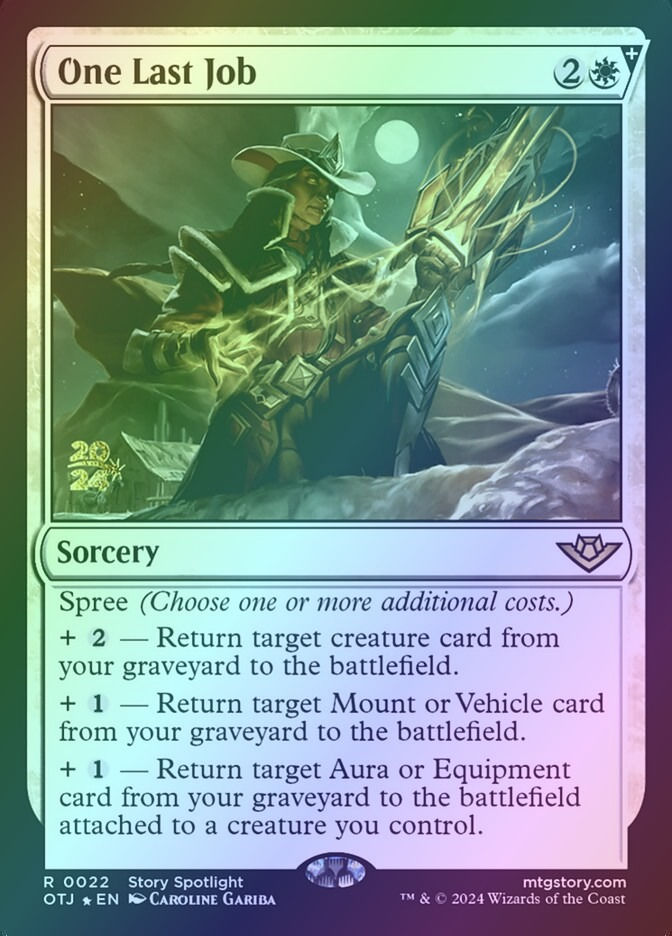 One Last Job (POTJ) (22s) / Foil