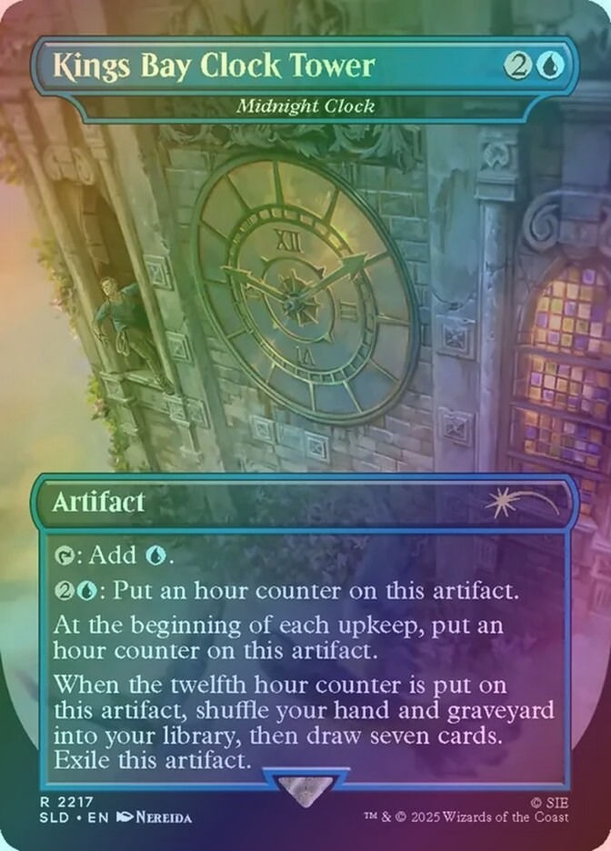 Midnight Clock (SLD) (2217) / Borderless / Foil