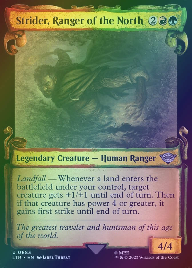 Strider, Ranger of the North (LTR) (683) / Showcase / Foil
