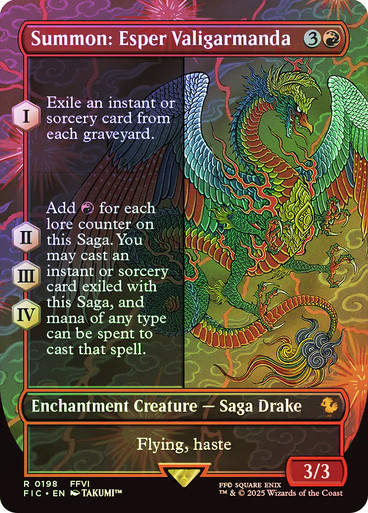 Summon: Esper Valigarmanda (FIC) (198) / Borderless / Foil