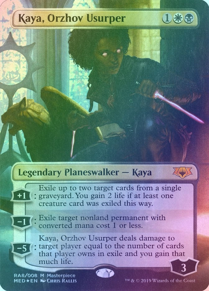 Kaya, Orzhov Usurper (MED) (RA8) / Borderless / Foil
