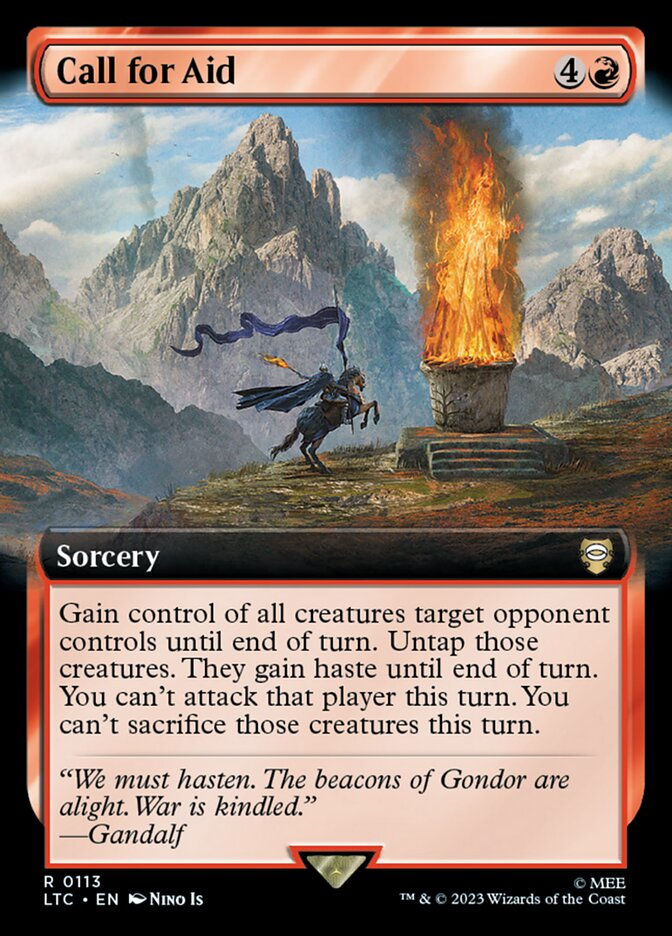 Call for Aid (LTC) (113) / Extended Art