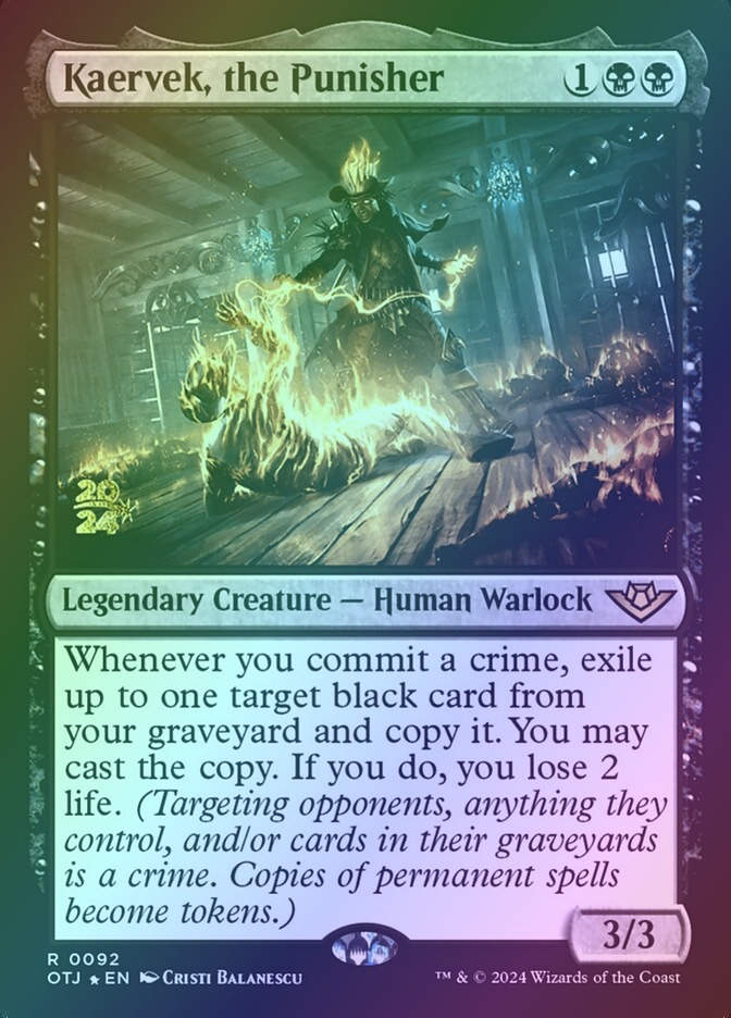 Kaervek, the Punisher (POTJ) (92s) / Foil