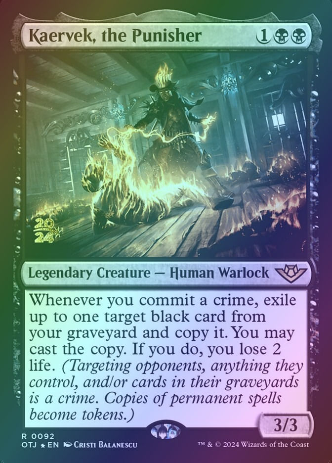 Kaervek, the Punisher (POTJ) (92s) / Foil