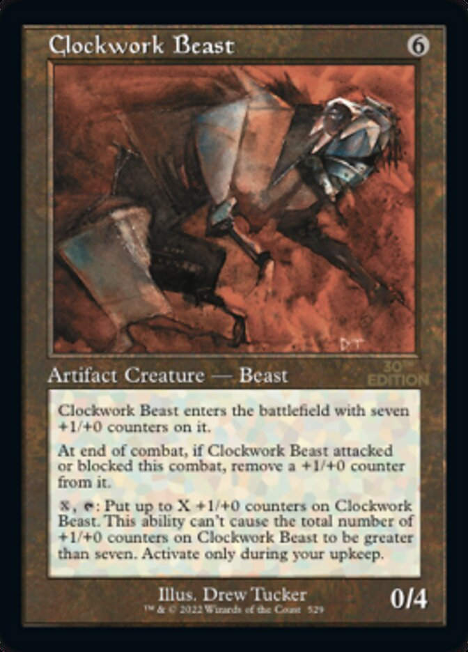 Clockwork Beast (30a) / Retro Frame