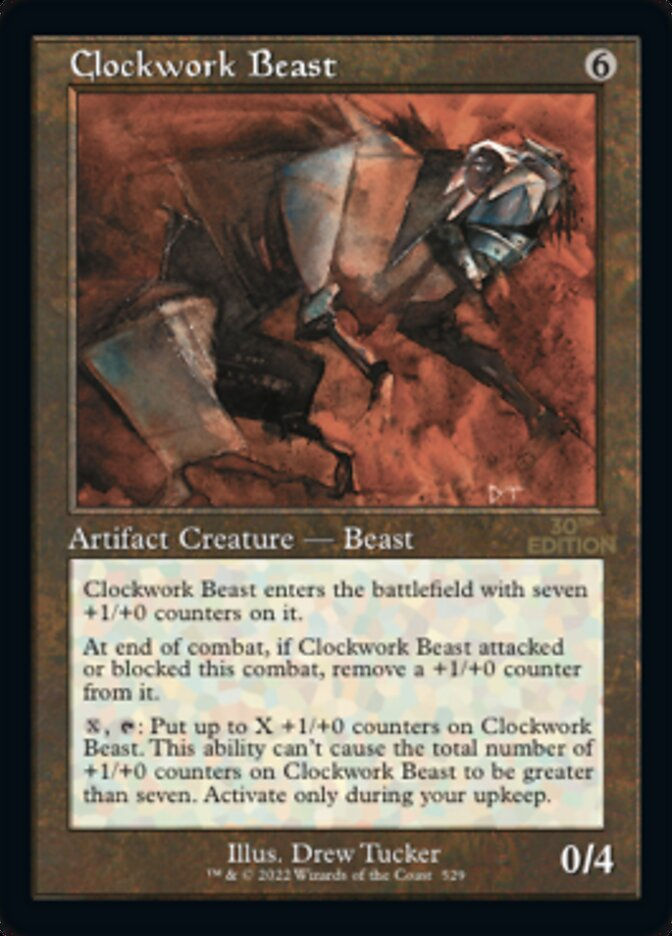 Clockwork Beast (30a) / Retro Frame