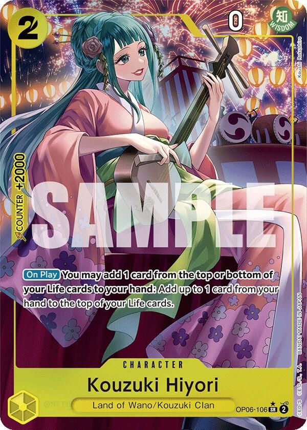 Kouzuki Hiyori (Alternate Art) (OP06-106) / Foil