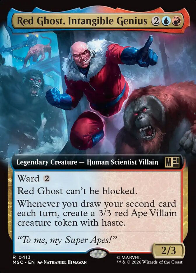 Red Ghost, Intangible Genius (MSC) (413) / Extended Art