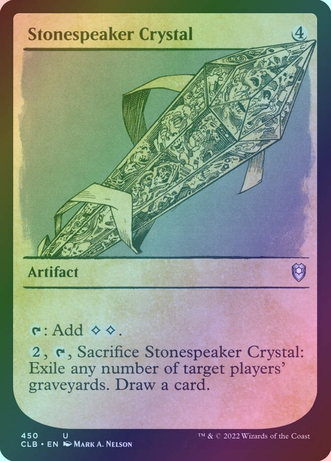 Stonespeaker Crystal (CLB) (450) / Showcase / Foil