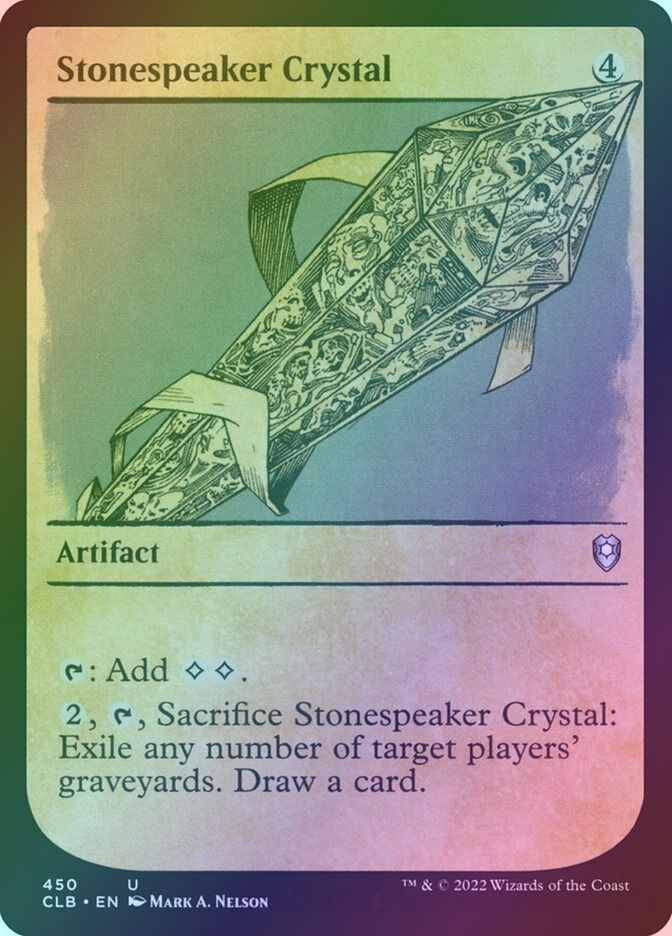 Stonespeaker Crystal (CLB) (450) / Showcase / Foil