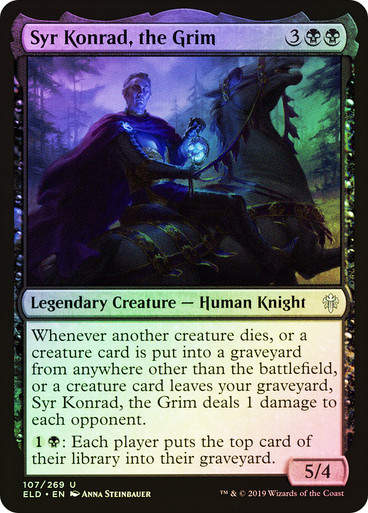 Syr Konrad, the Grim (ELD) (107) / Foil