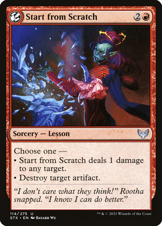 Start from Scratch (STX) (114)