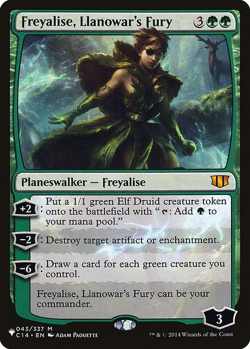 Freyalise, Llanowar's Fury (PLST) (C14-43)